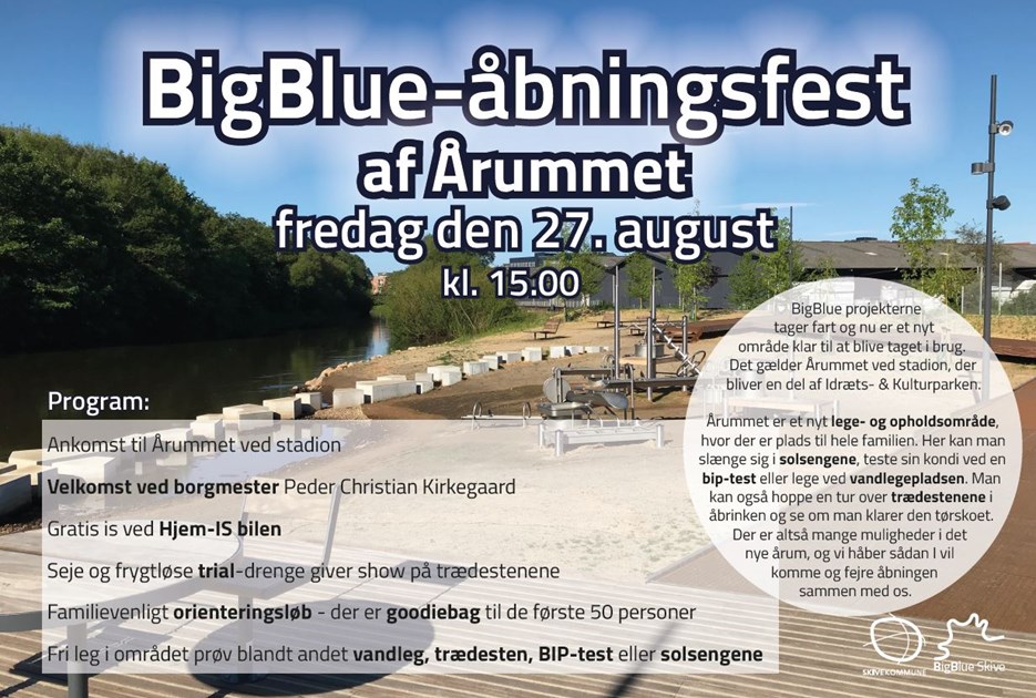 Invitation til åbningsfest Årummet